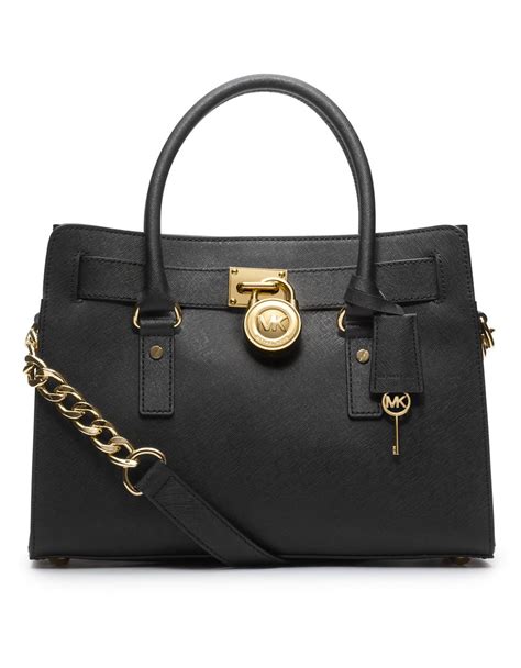michael kors black satchel